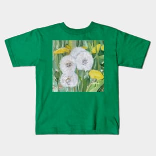 Dandelions (oil painting) Kids T-Shirt